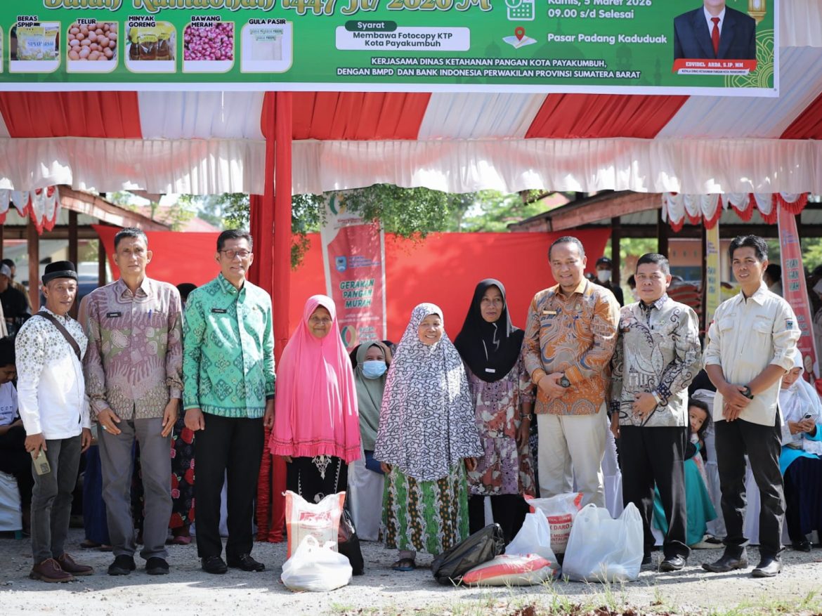 Pemko Payakumbuh Gelar Gerakan Pangan Murah untuk Stabilkan Harga Jelang Ramadan dan Idulfitri