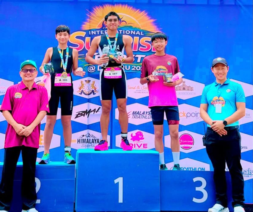 Sabet Emas di Malaysia, Atlet Triathlon Muda Pekanbaru Diproyeksikan Menuju PON 2028